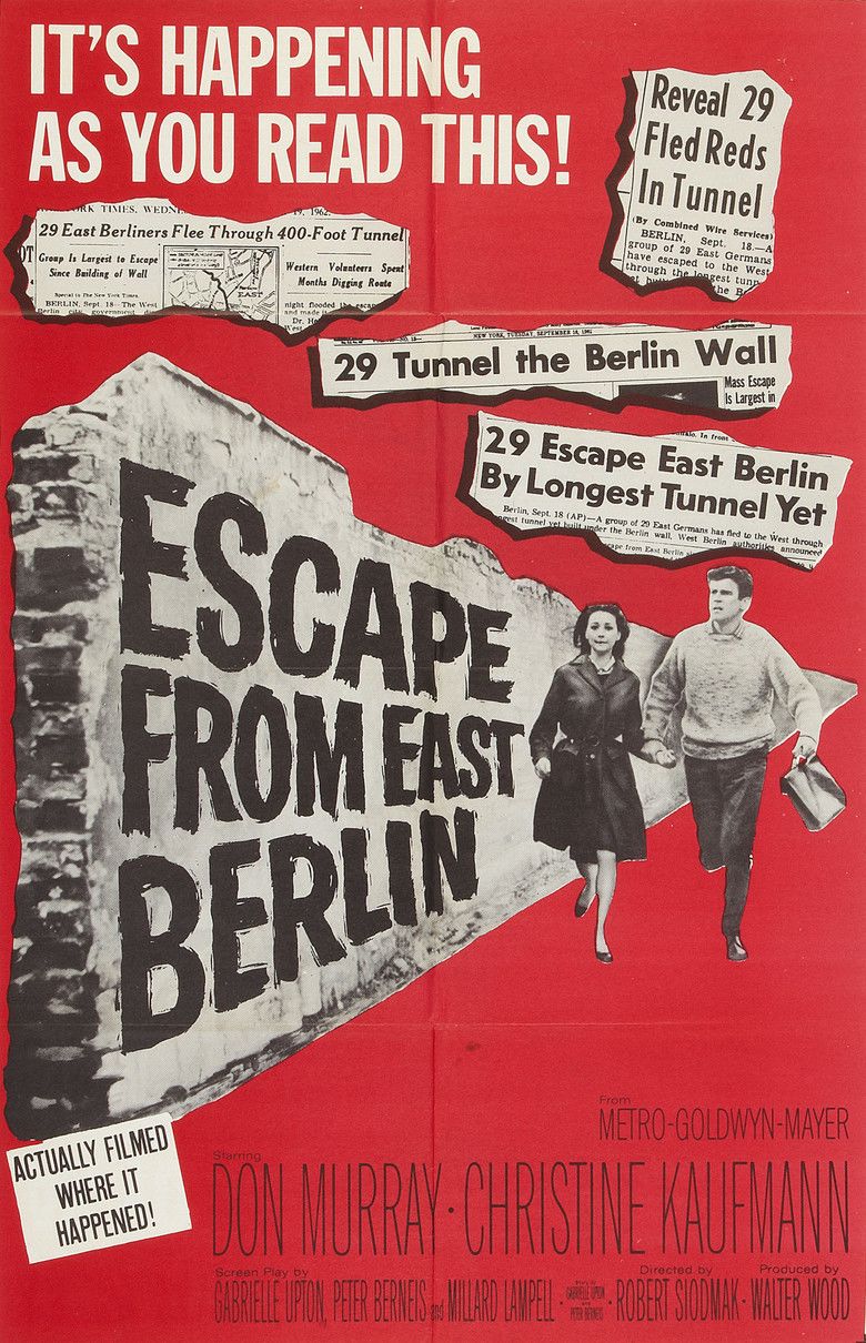 Escape from East Berlin movie poster