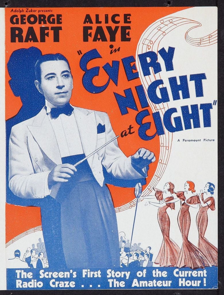 Every Night at Eight movie poster