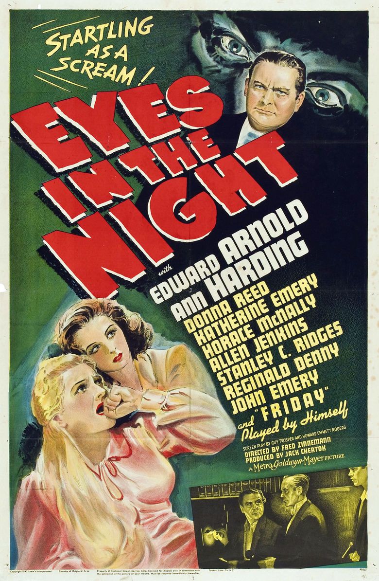 Eyes in the Night movie poster