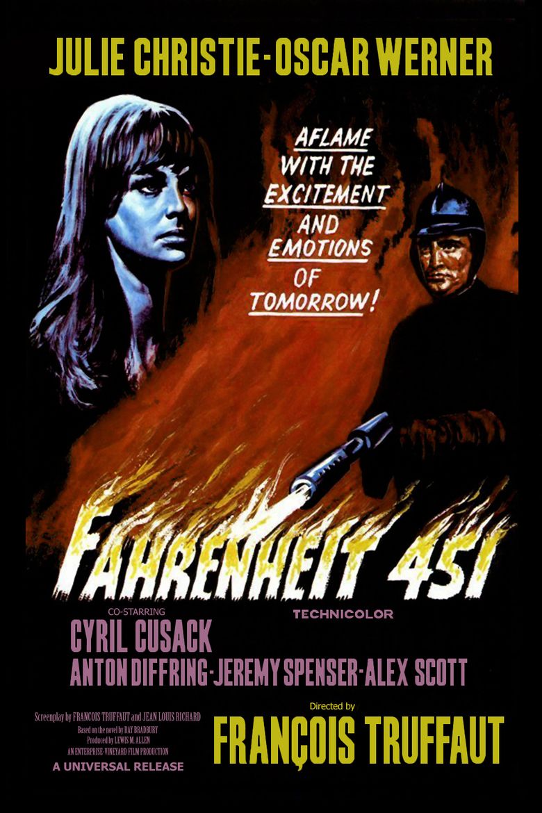 Fahrenheit 451 (film) movie poster