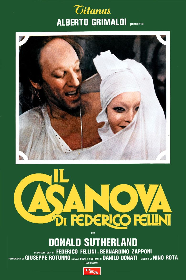 Fellinis Casanova movie poster