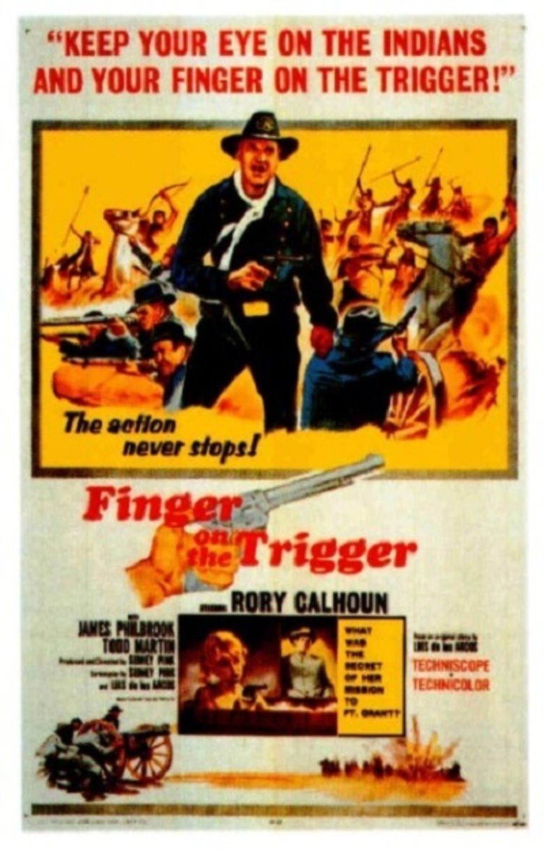 Finger on the Trigger (film) movie poster