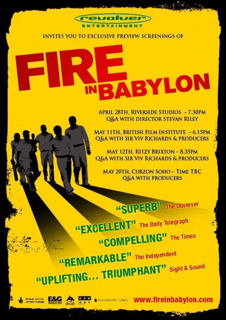Fire in Babylon movie poster
