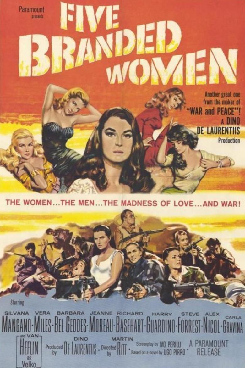 Five Branded Women movie poster