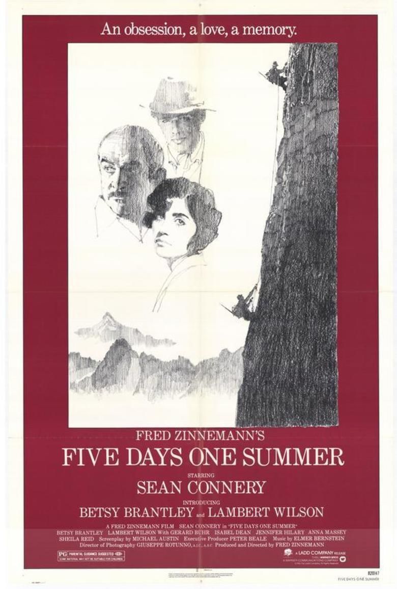 Five Days One Summer movie poster