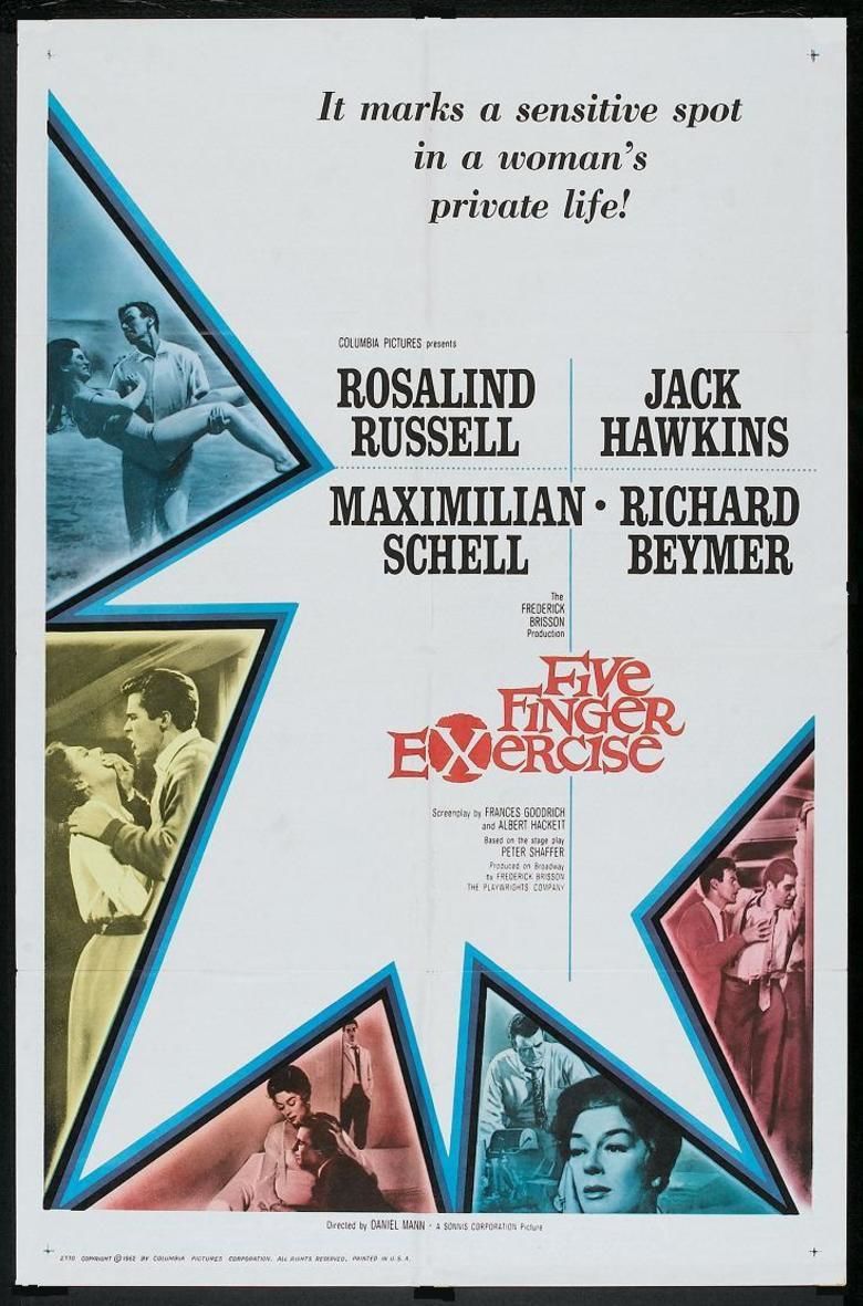 Five Finger Exercise (film) movie poster