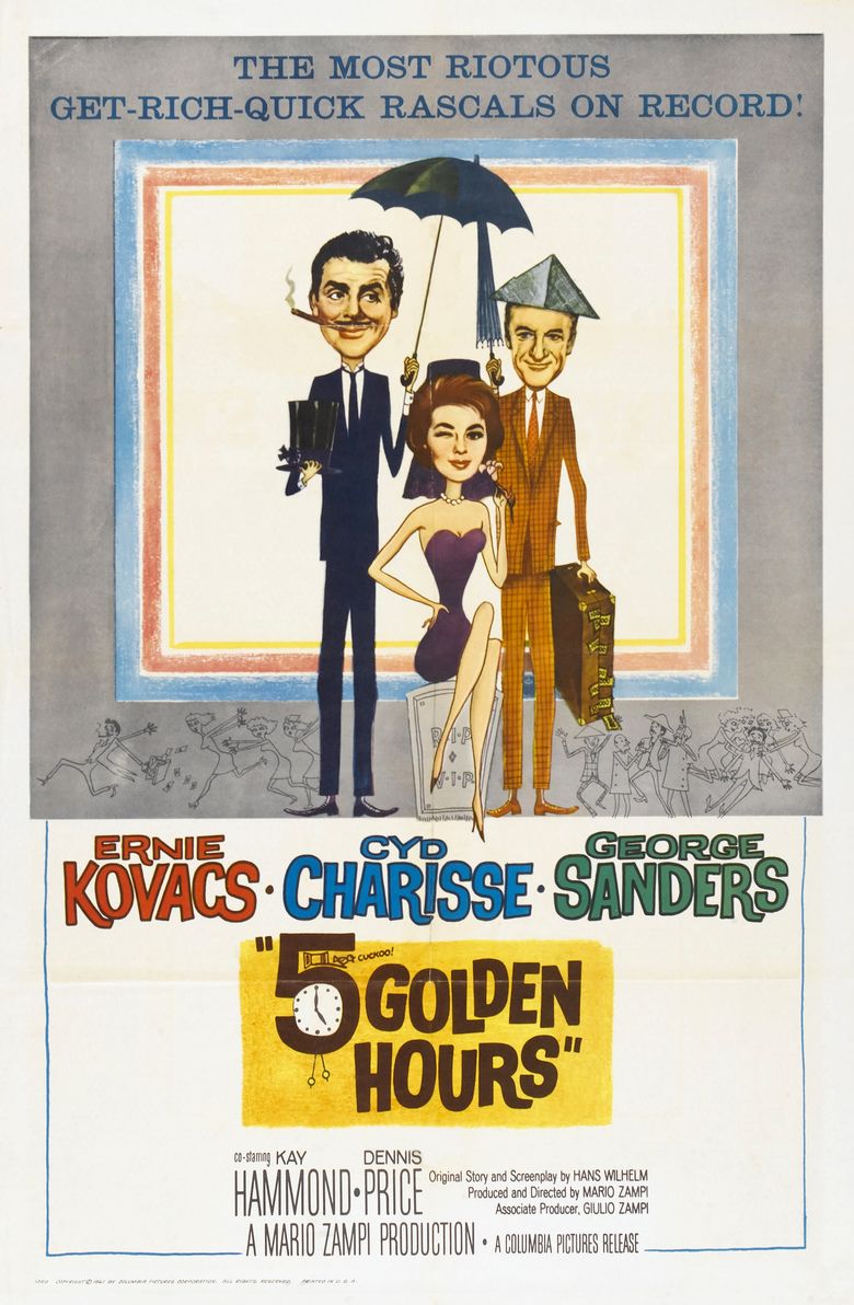 Five Golden Hours movie poster