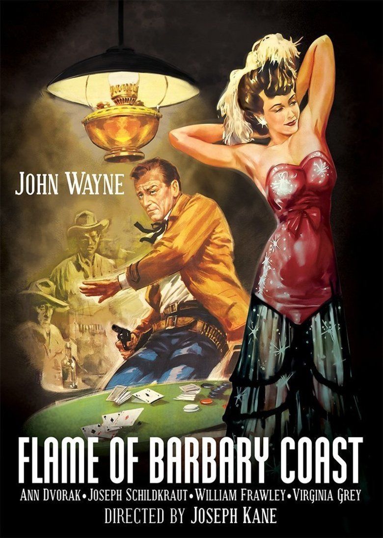 Flame of Barbary Coast movie poster