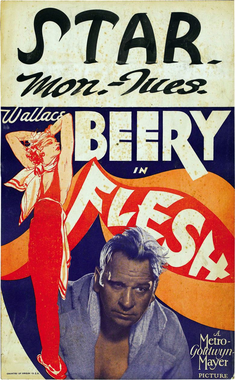 Flesh (1932 film) movie poster