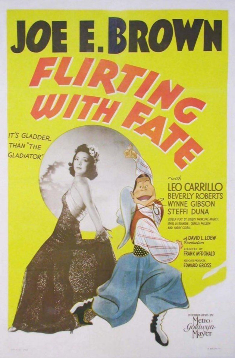 Flirting with Fate (1938 film) movie poster