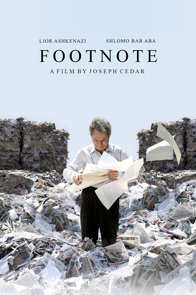 Footnote (film) movie poster