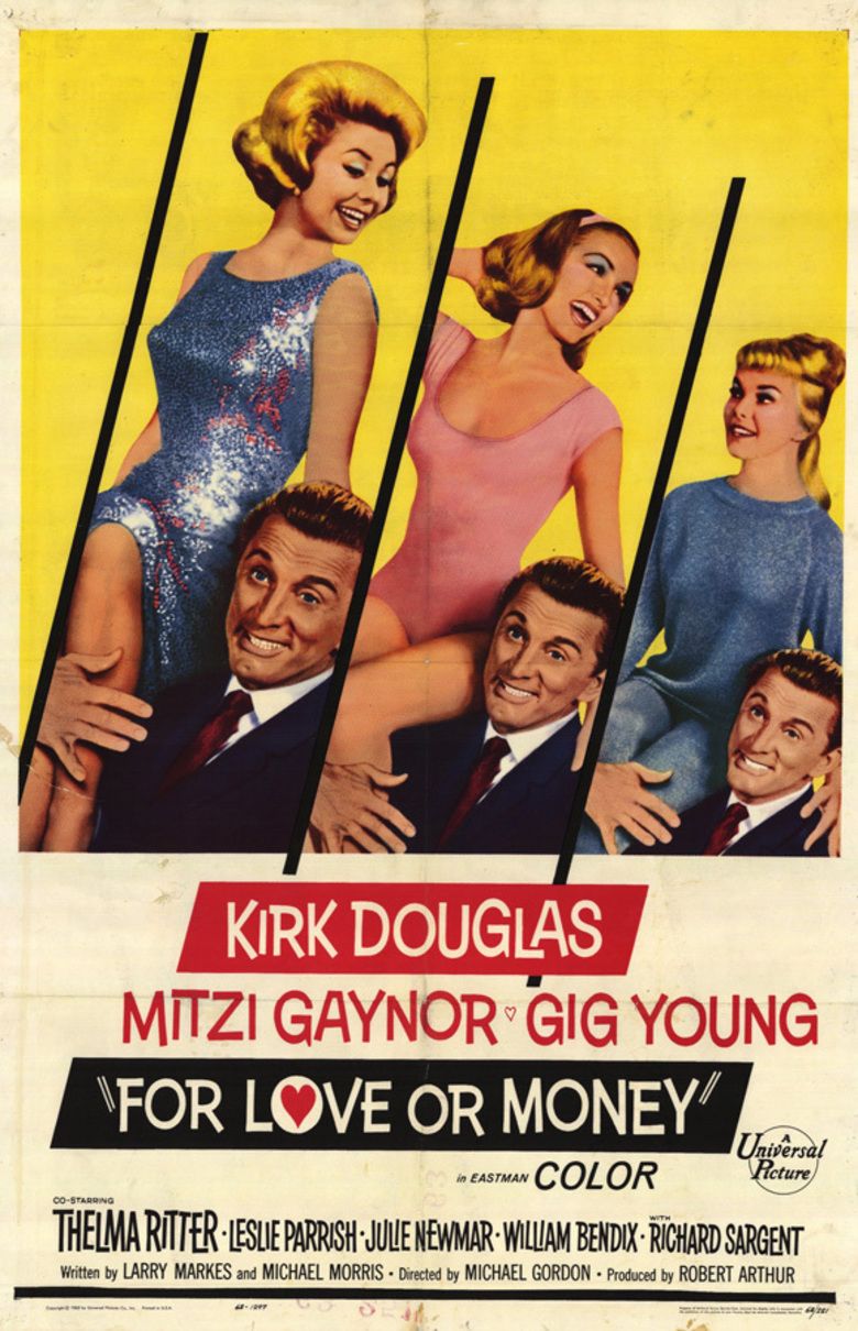 For Love or Money (1963 film) movie poster