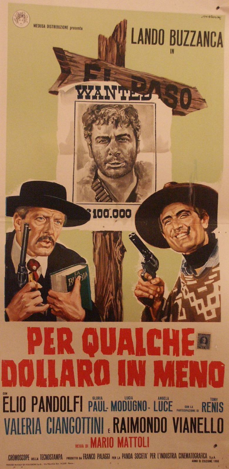 For a Few Dollars Less movie poster