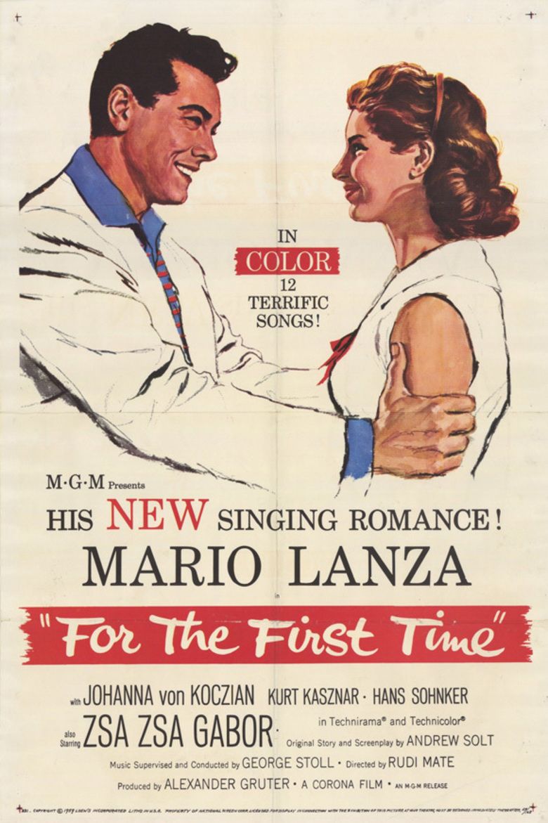 For the First Time (1959 film) movie poster