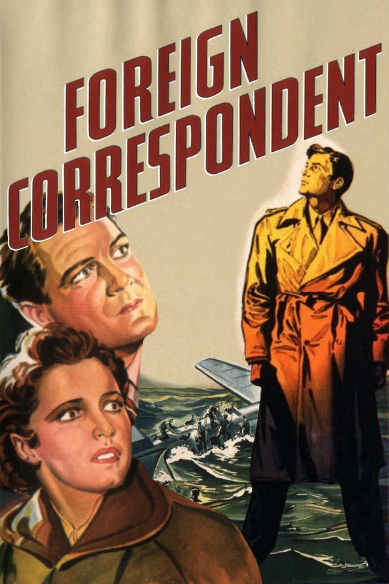 Foreign Correspondent (film) movie poster