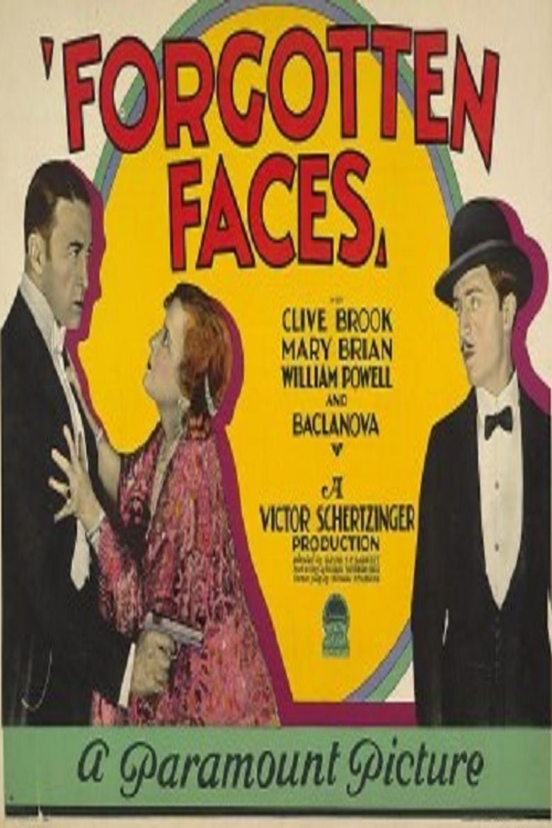 Forgotten Faces (1928 film) movie poster