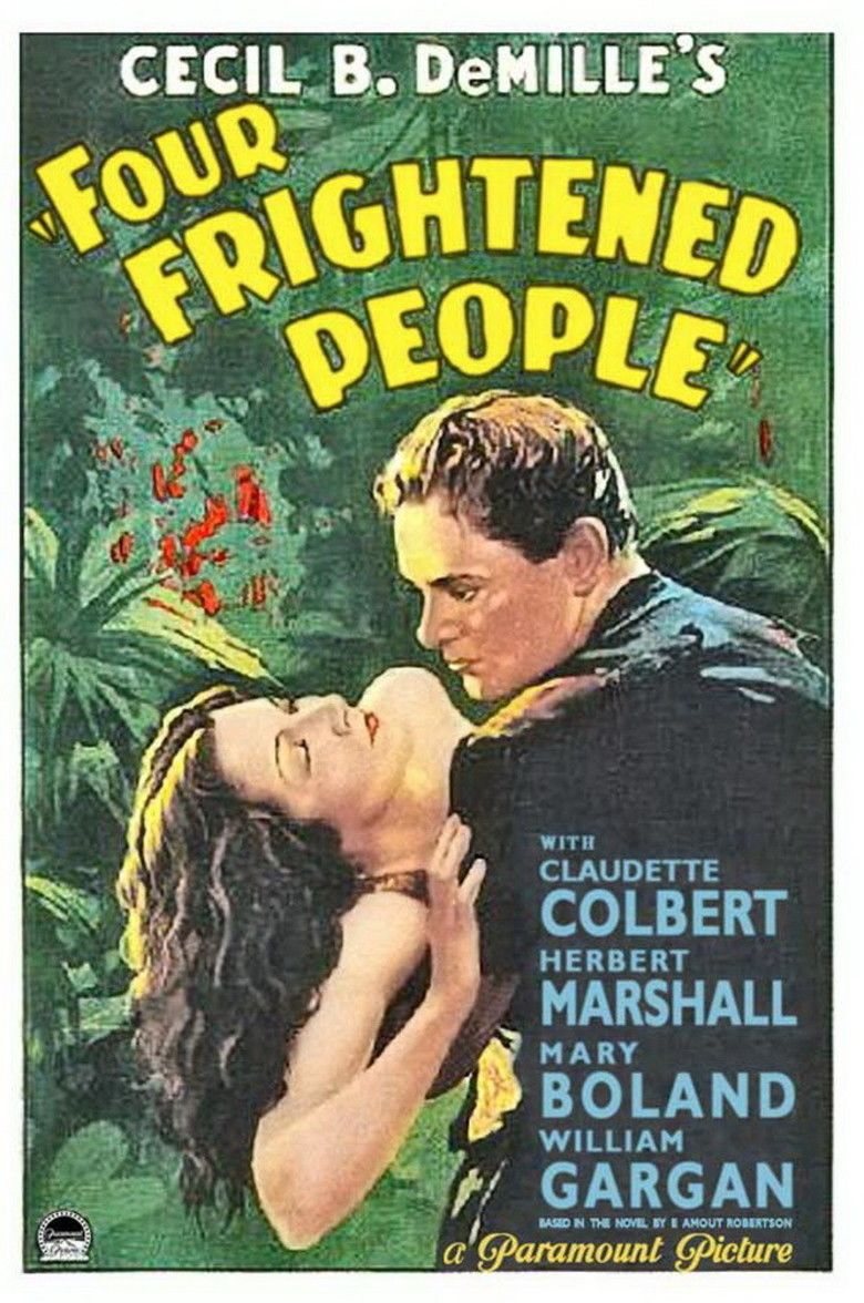 Four Frightened People movie poster