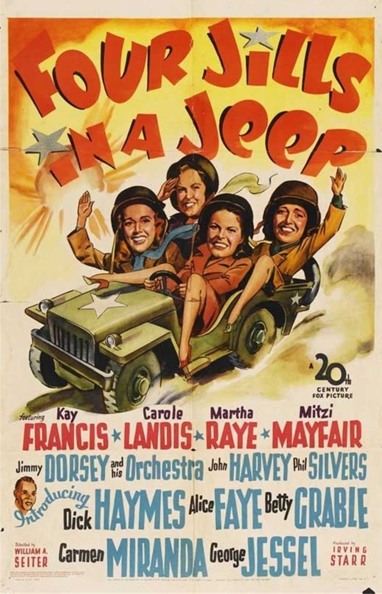 Four Jills in a Jeep movie poster