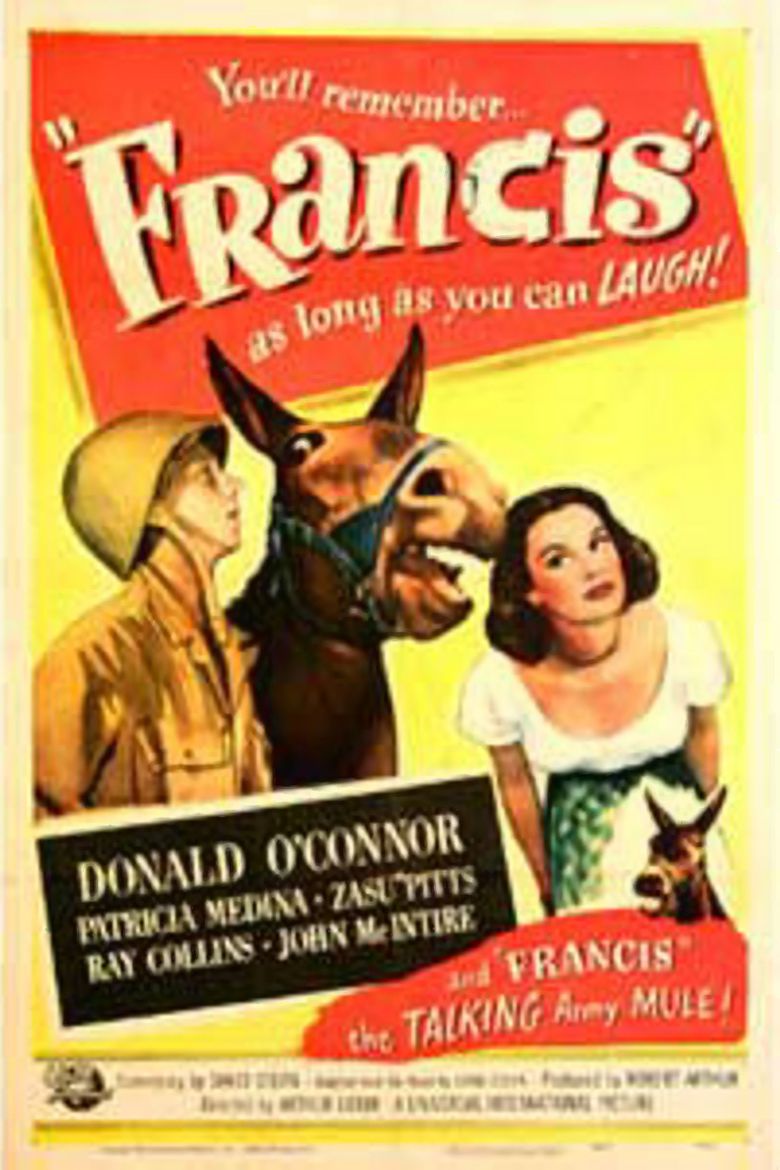 Francis (1950 film) movie poster