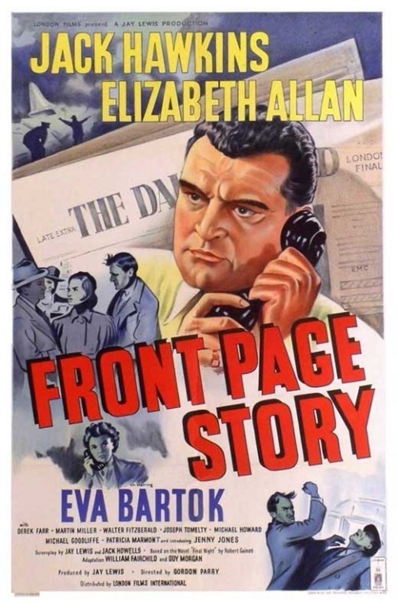 Front Page Story movie poster