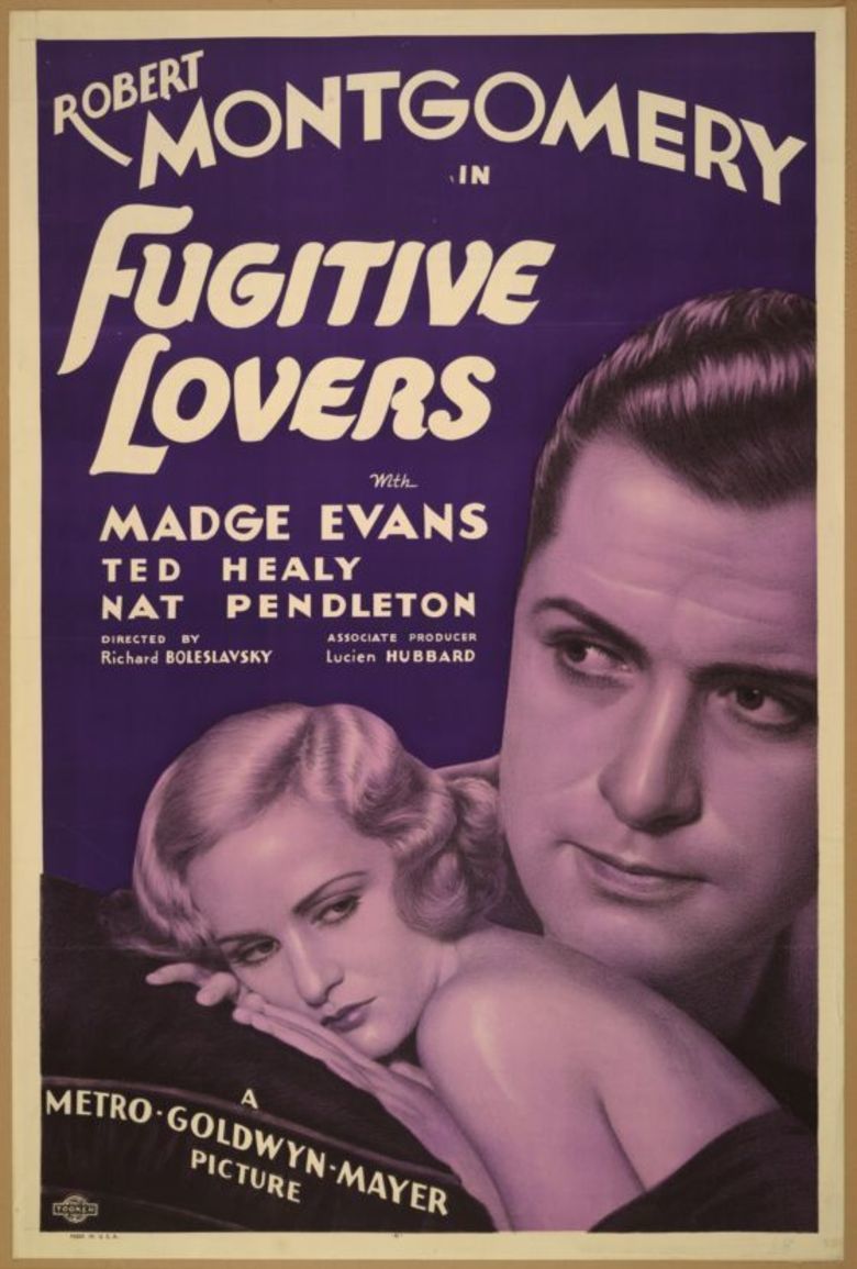 Fugitive Lovers movie poster