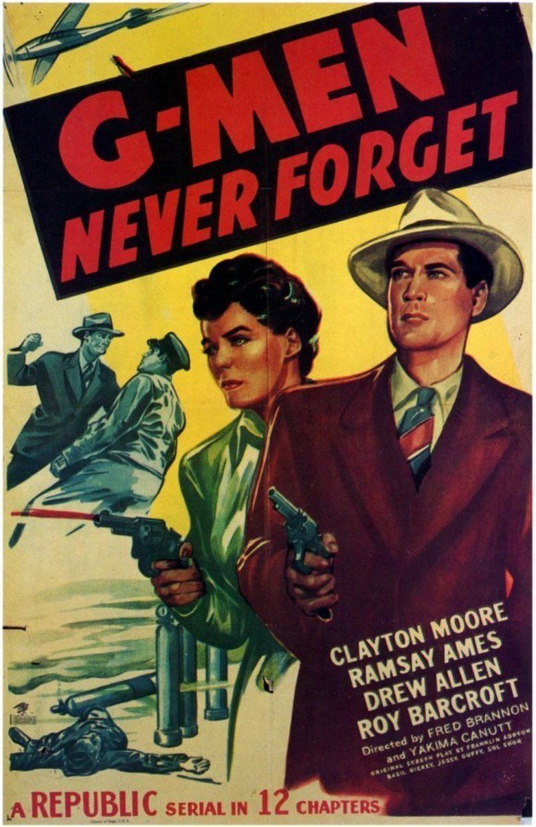 G Men Never Forget movie poster