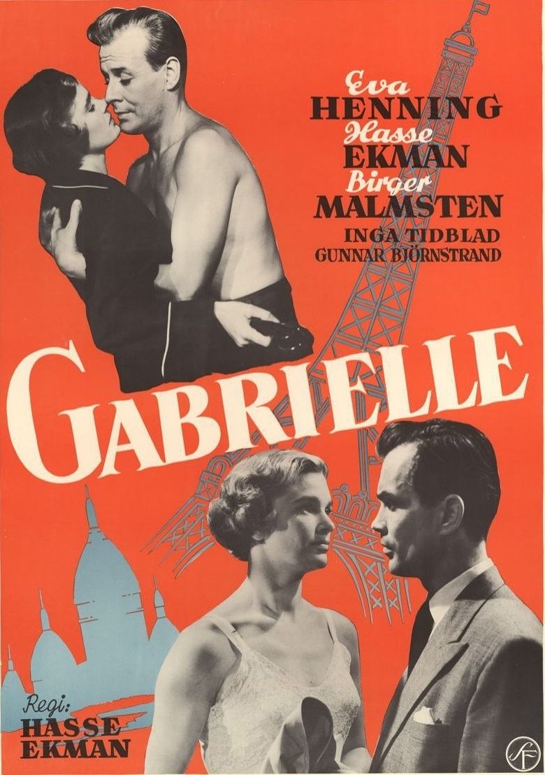 Gabrielle (1954 film) movie poster