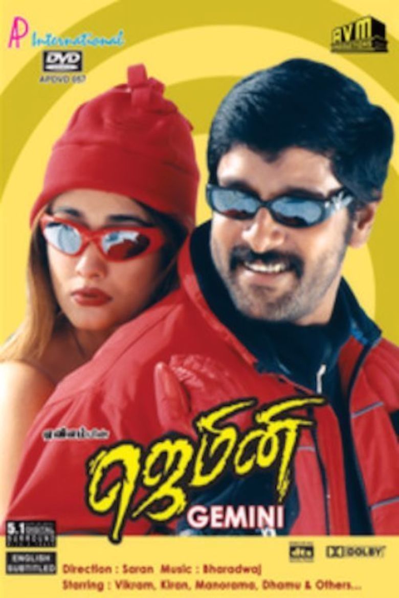 Gemini (2002 Tamil film) movie poster