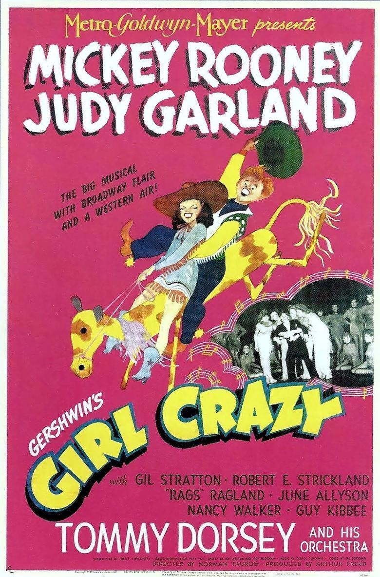 Girl Crazy (1943 film) movie poster