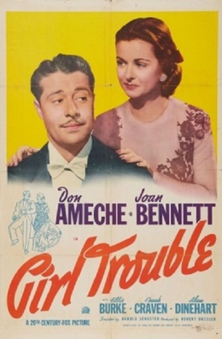 Girl Trouble (1942 film) movie poster