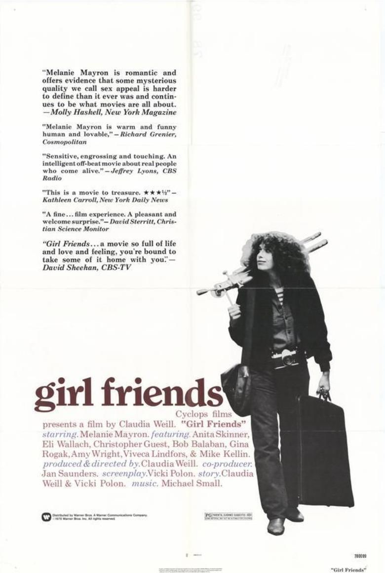 Girlfriends (1978 film) movie poster