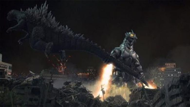 Godzilla Against Mechagodzilla movie scenes