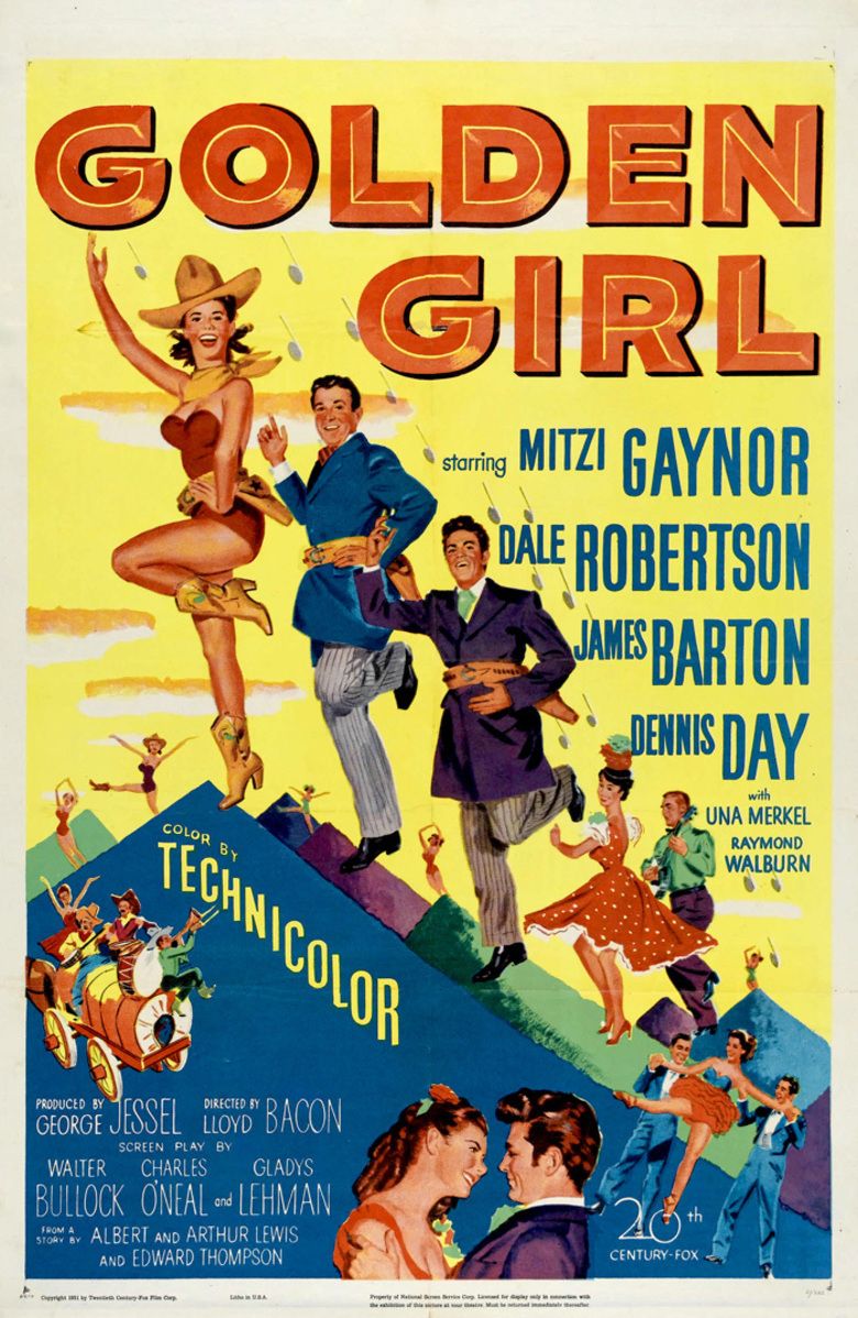 Golden Girl (1951 film) movie poster