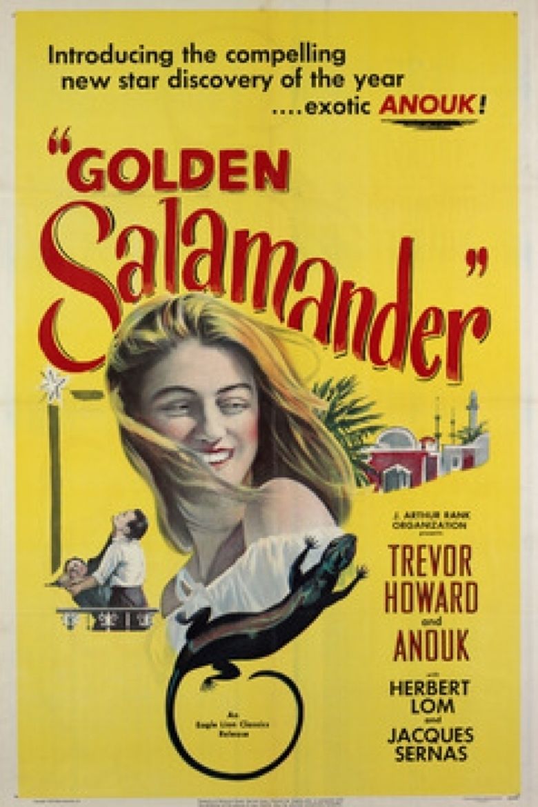 Golden Salamander (film) movie poster