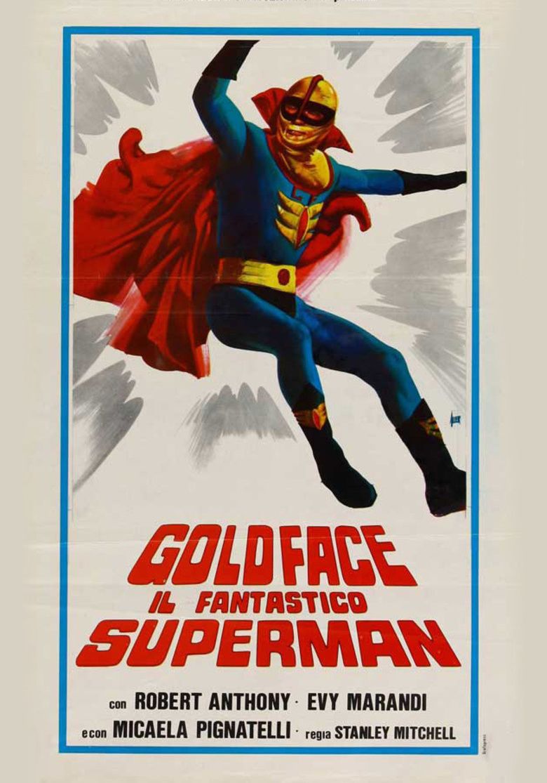 Goldface, the Fantastic Superman movie poster