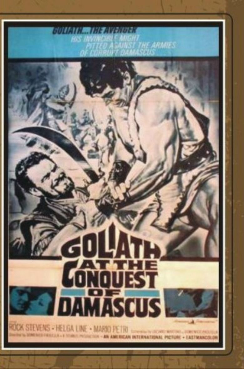 Goliath at the Conquest of Damascus movie poster