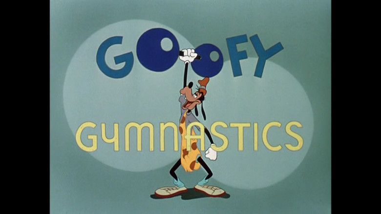 Goofy Gymnastics movie scenes