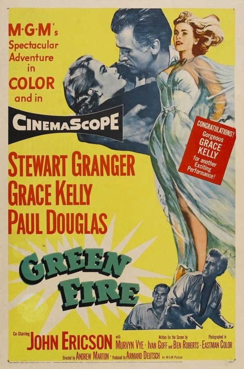Green Fire movie poster