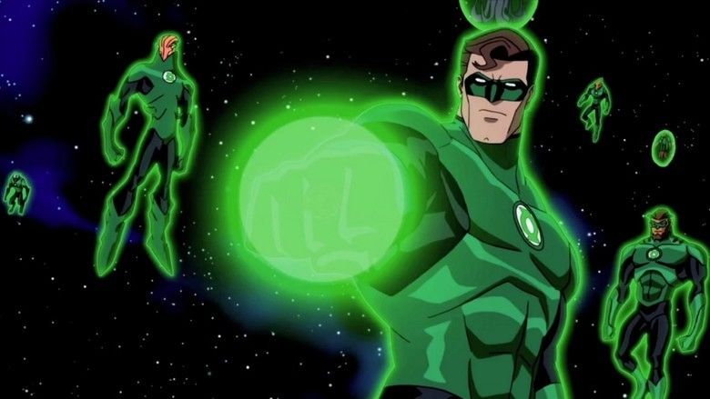 Green Lantern: Emerald Knights movie scenes