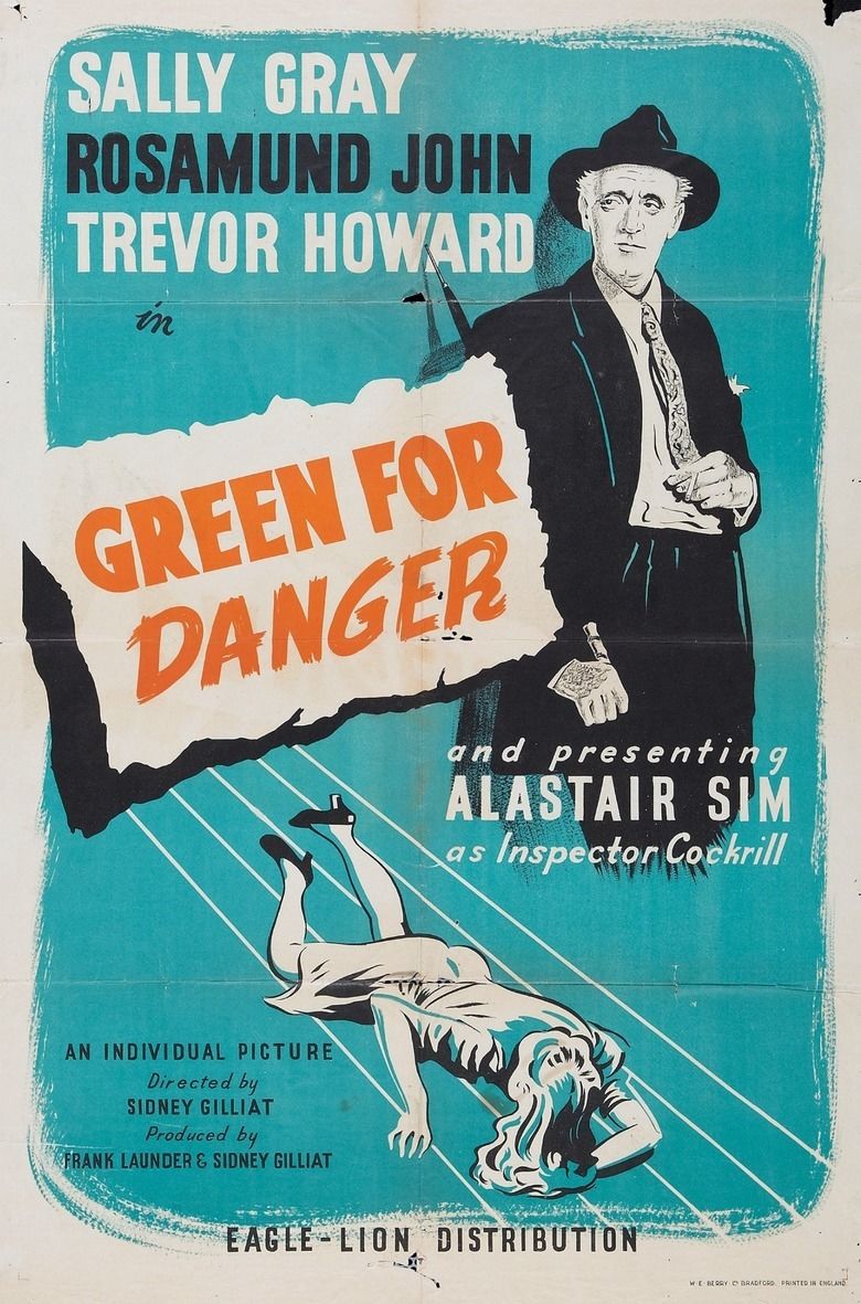 Green for Danger (film) movie poster