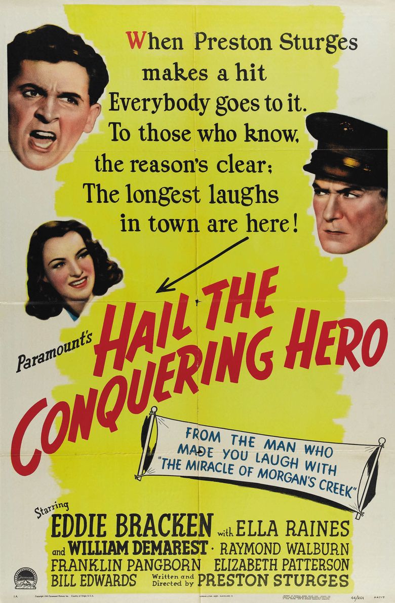 Hail the Conquering Hero movie poster