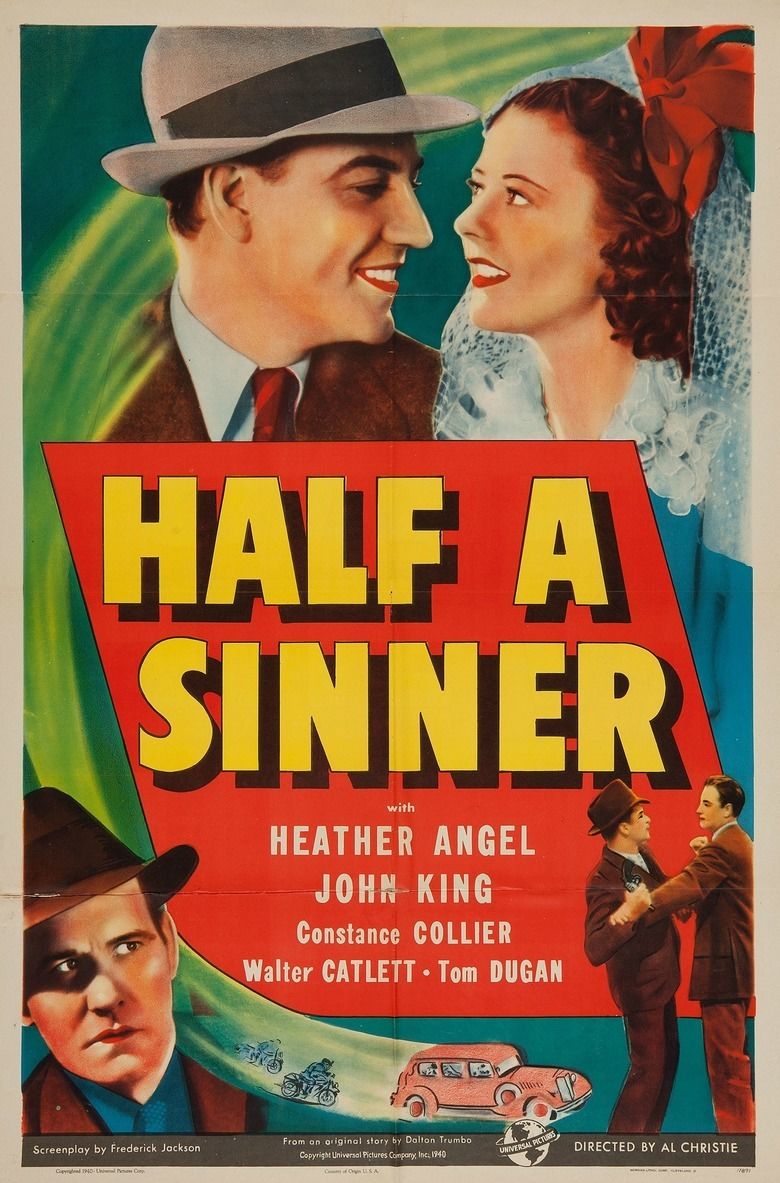 Half a Sinner (1940 film) movie poster