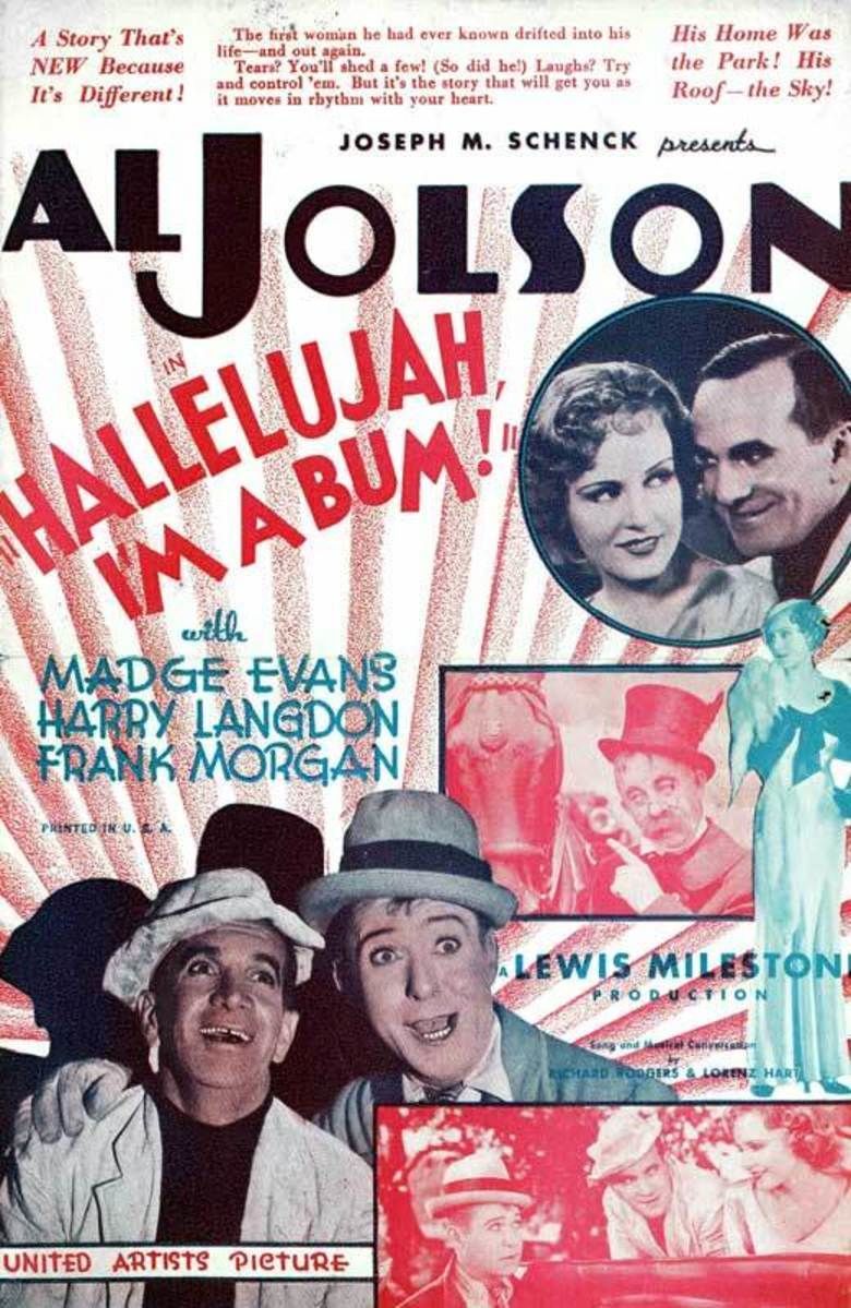 Hallelujah, Im a Bum (film) movie poster