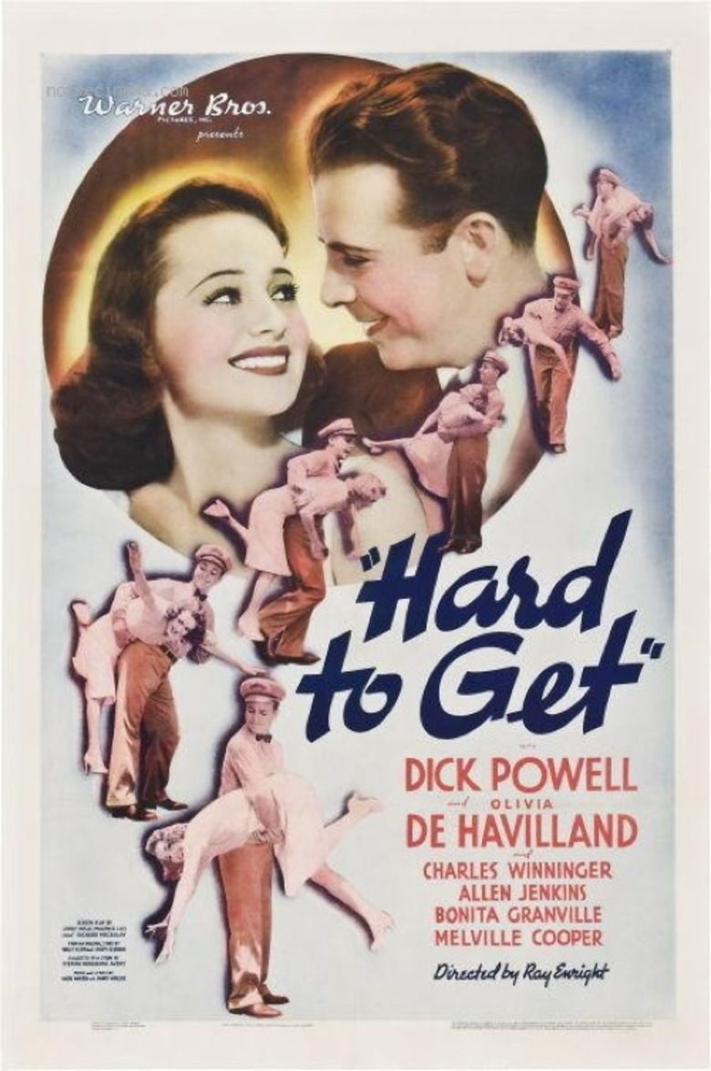 Hard to Get (1938 film) movie poster