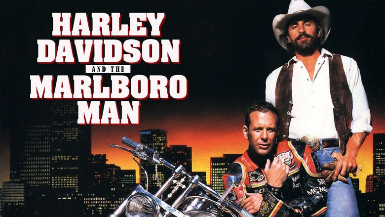 Harley Davidson and the Marlboro Man movie scenes