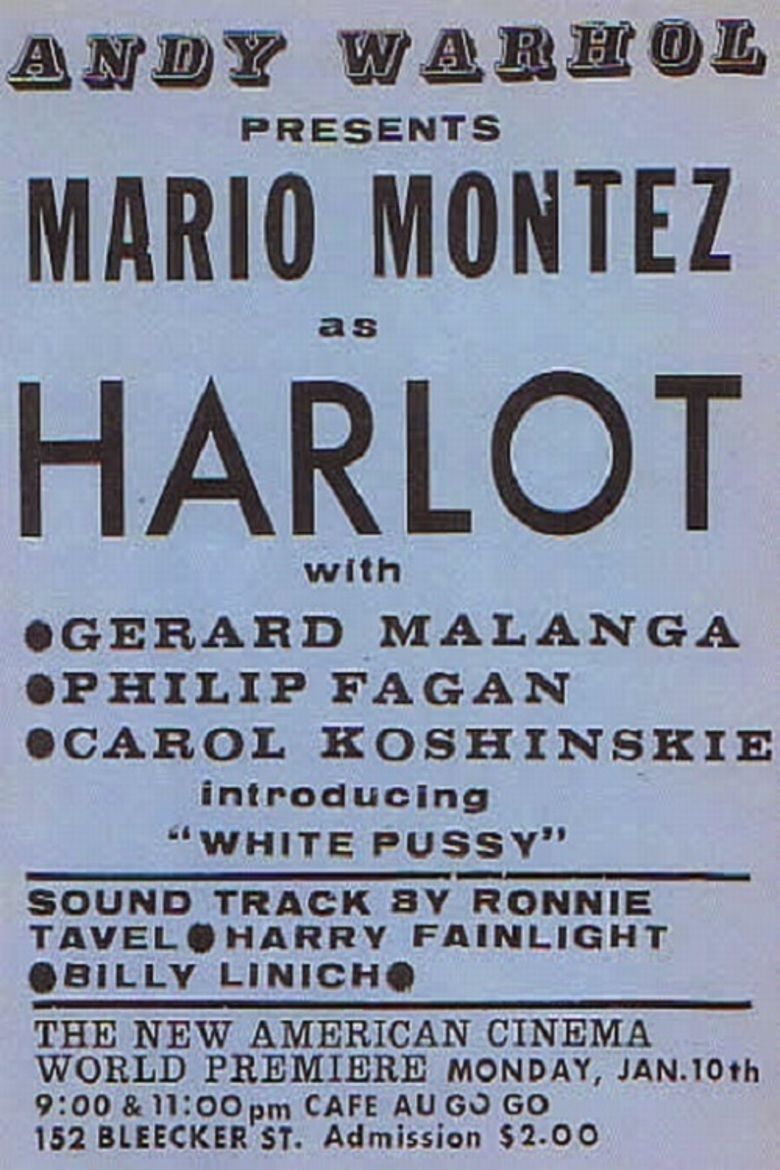 Harlot (1964 film) movie poster