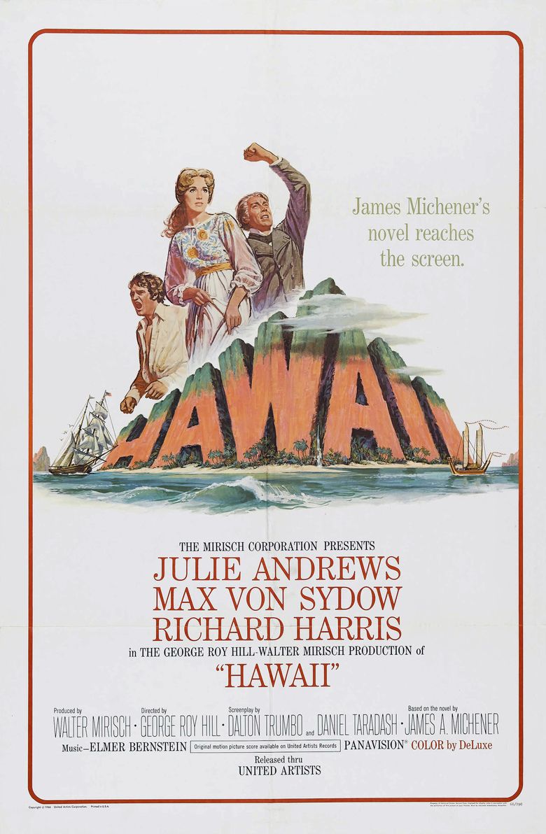 Hawaii (1966 film) movie poster