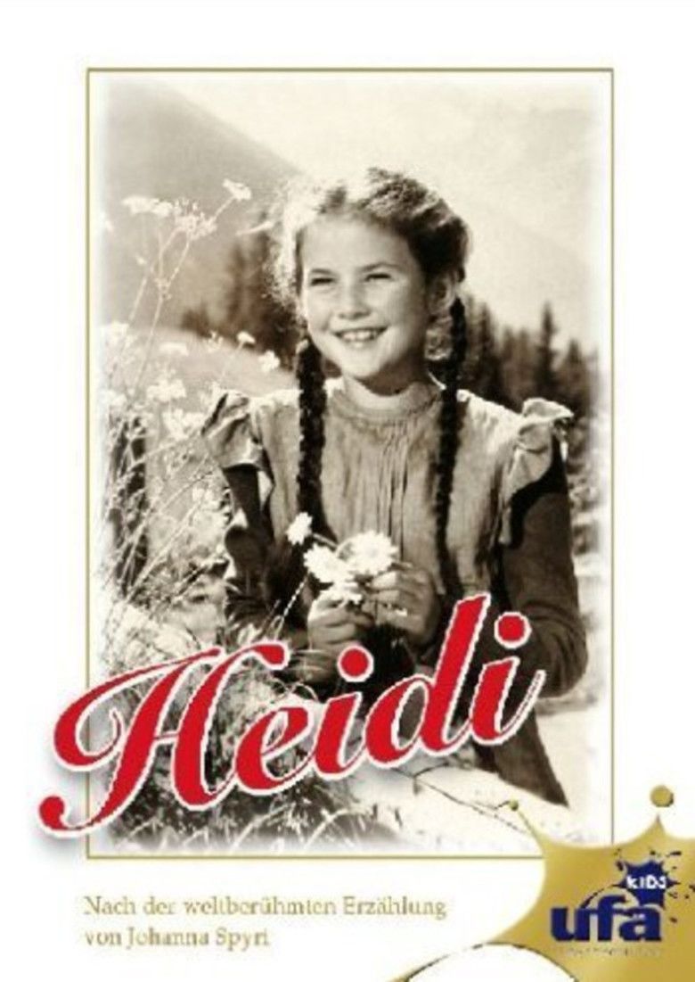 Heidi (1952 film) movie poster
