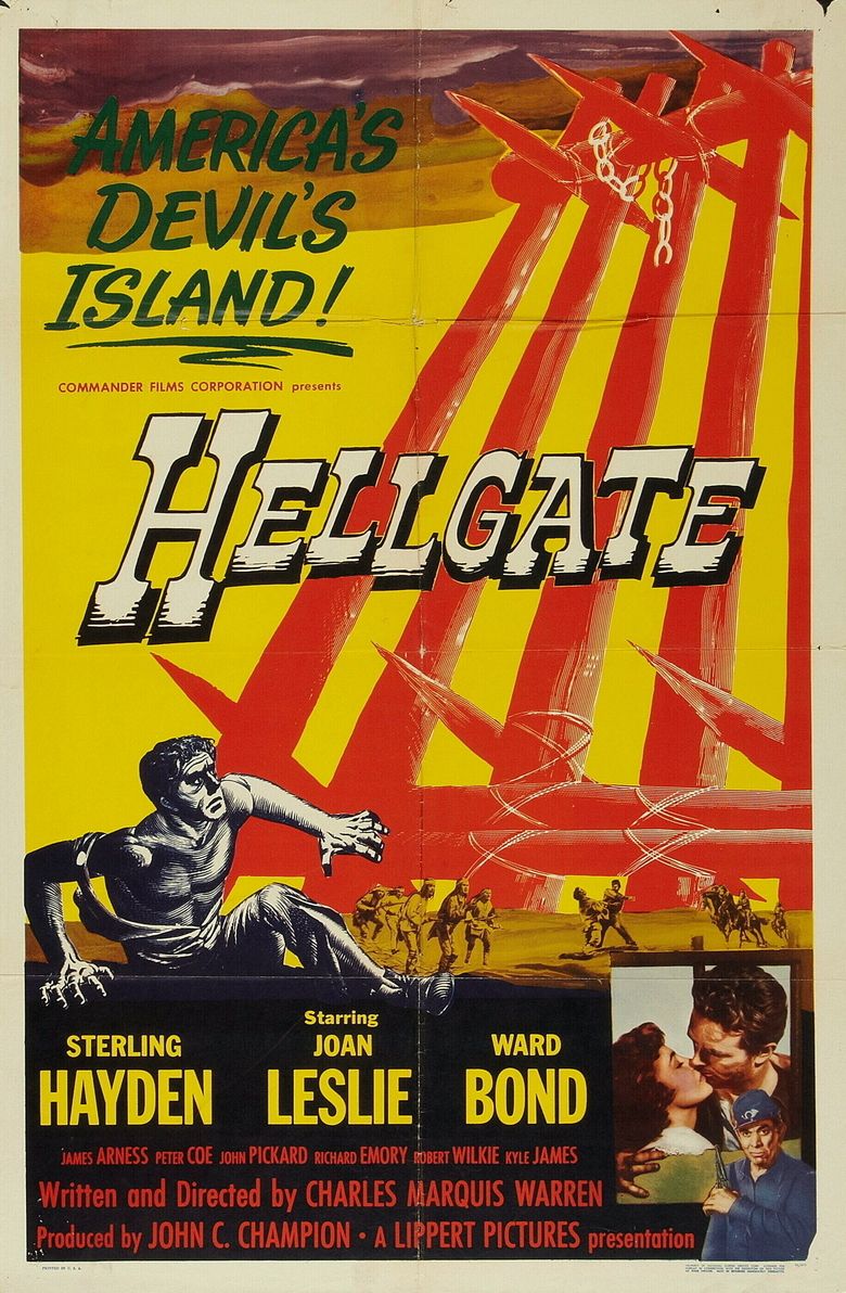 Hellgate (1952 film) movie poster