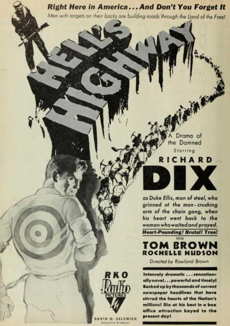 Hells Highway (1932 film) movie poster